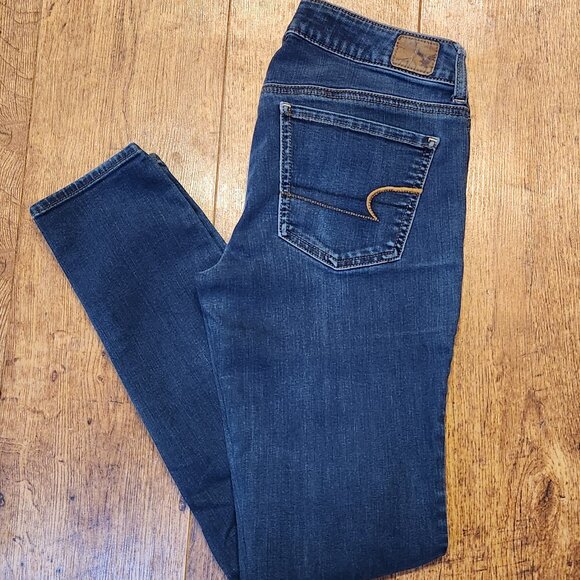 AMERICAN EAGLE Jegging Jeans - Sz 6 Long - Picture 1 of 7